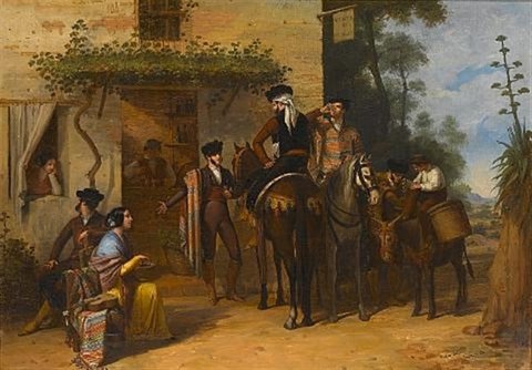 Escena andaluza (1849), Joaquín Domínguez Bécquer