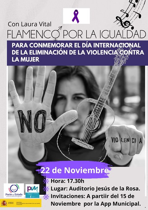 “Flamenco por la igualdad” de Laura Vital por el Día Internacional contra la violencia hacia las mujeres