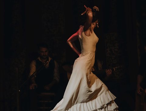 Fotos von Auftritt im Tablao Flamenco Andalusí Sevilla. 