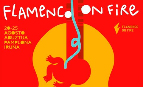 Imagen del cartel de Flamenco On Fire 2019.