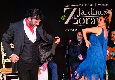 Rosario Valera y Vicente Fernández (baile), José Cortés 