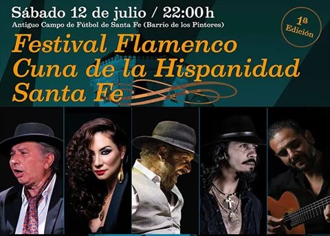 El 12 de julio se celebra el I Festival Flamenco Cuna de la Hispanidad en Santa Fe (Granada)